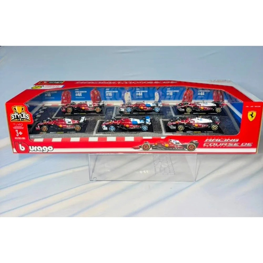 Bburago 1/43 Scale Ferrari Formula Racing Set – SF-25 Charles Leclerc & Lewis H